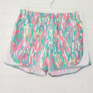 Xersion girls pink patterned shorts size xl 16